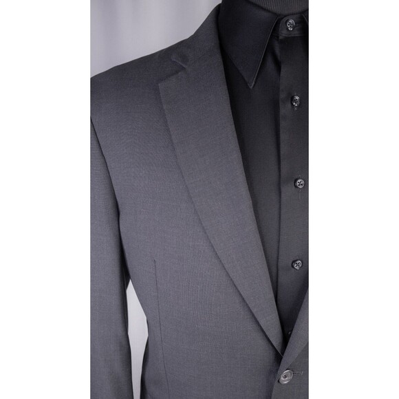 Jos A Bank 2-Pcs Solid Gray Suit Jacket Blazer Jacket Size 41R/S Pants 34X31 - Picture 5 of 16